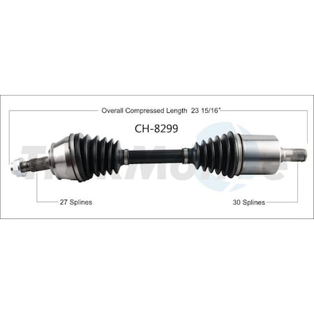 Surtrack Axle Cv Axle Shaft, Ch-8299 CH-8299